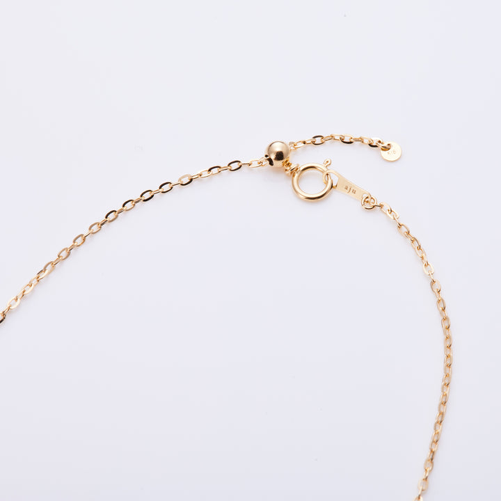 K18YG セルクル ドール アズキチェーン ネックレス 45cm