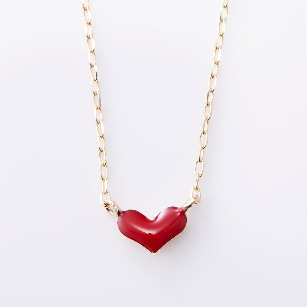 K10YG Mila Heart Necklace