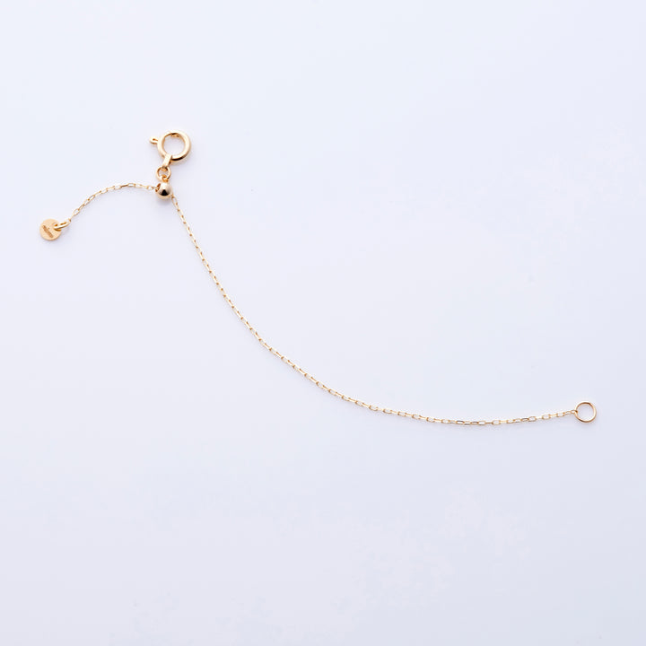 K18YG スライド アジャスターチェーン 10cm