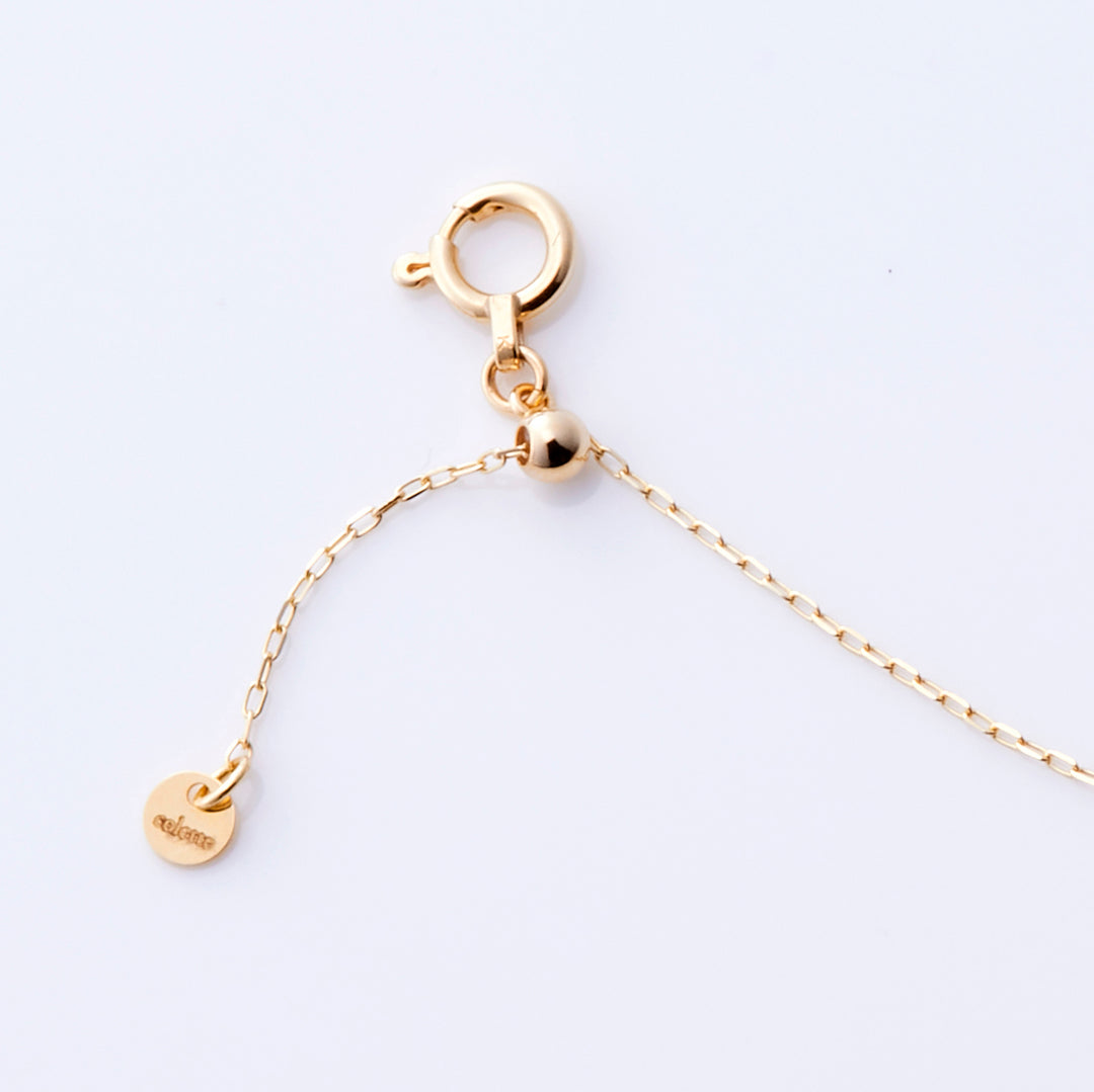 K18YG スライド アジャスターチェーン 10cm