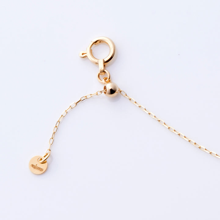 K18YG スライド アジャスターチェーン 10cm