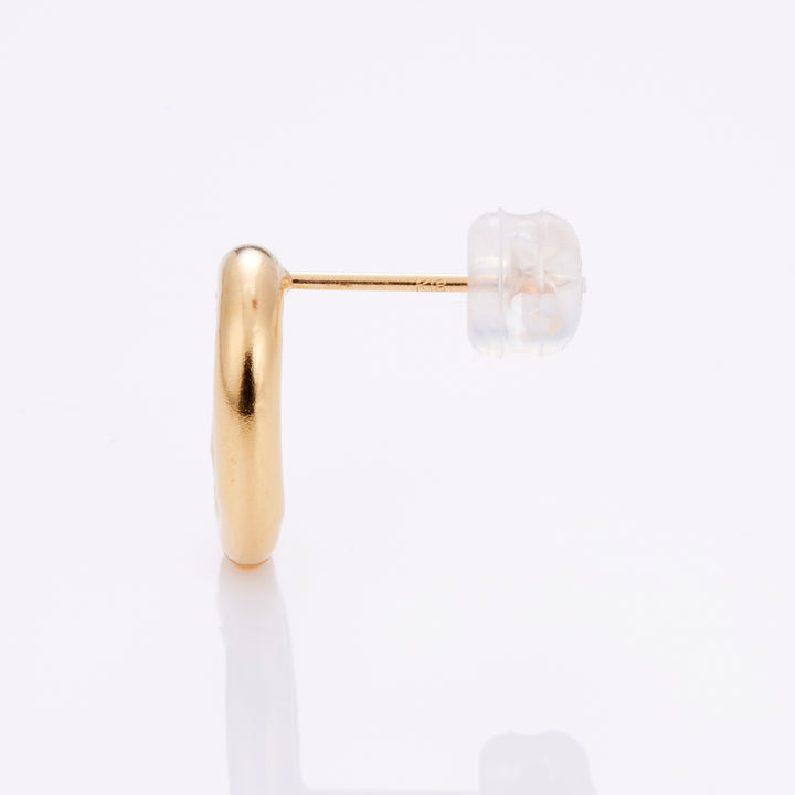 SV×K18YG ドーナツ ポストピアス（ゴールド）