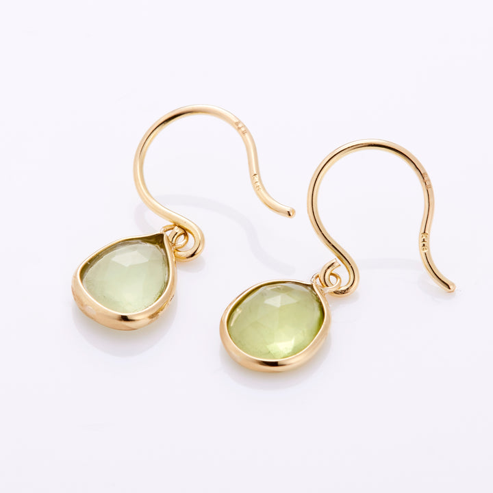 K18YG ペリドット グロウ ピアス