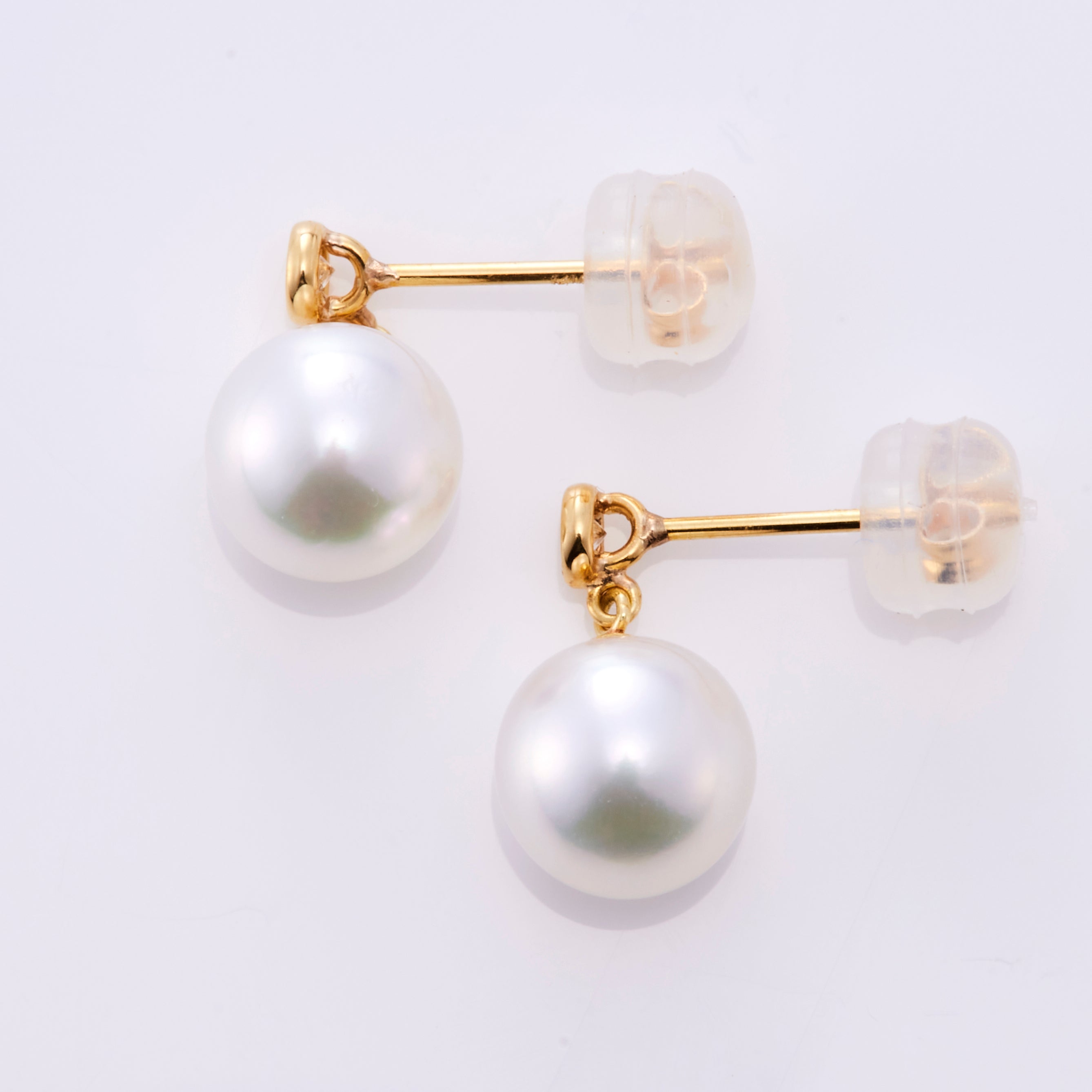 K18YG アコヤパール 1粒ダイヤ ポストピアス – COLETTE GIFT