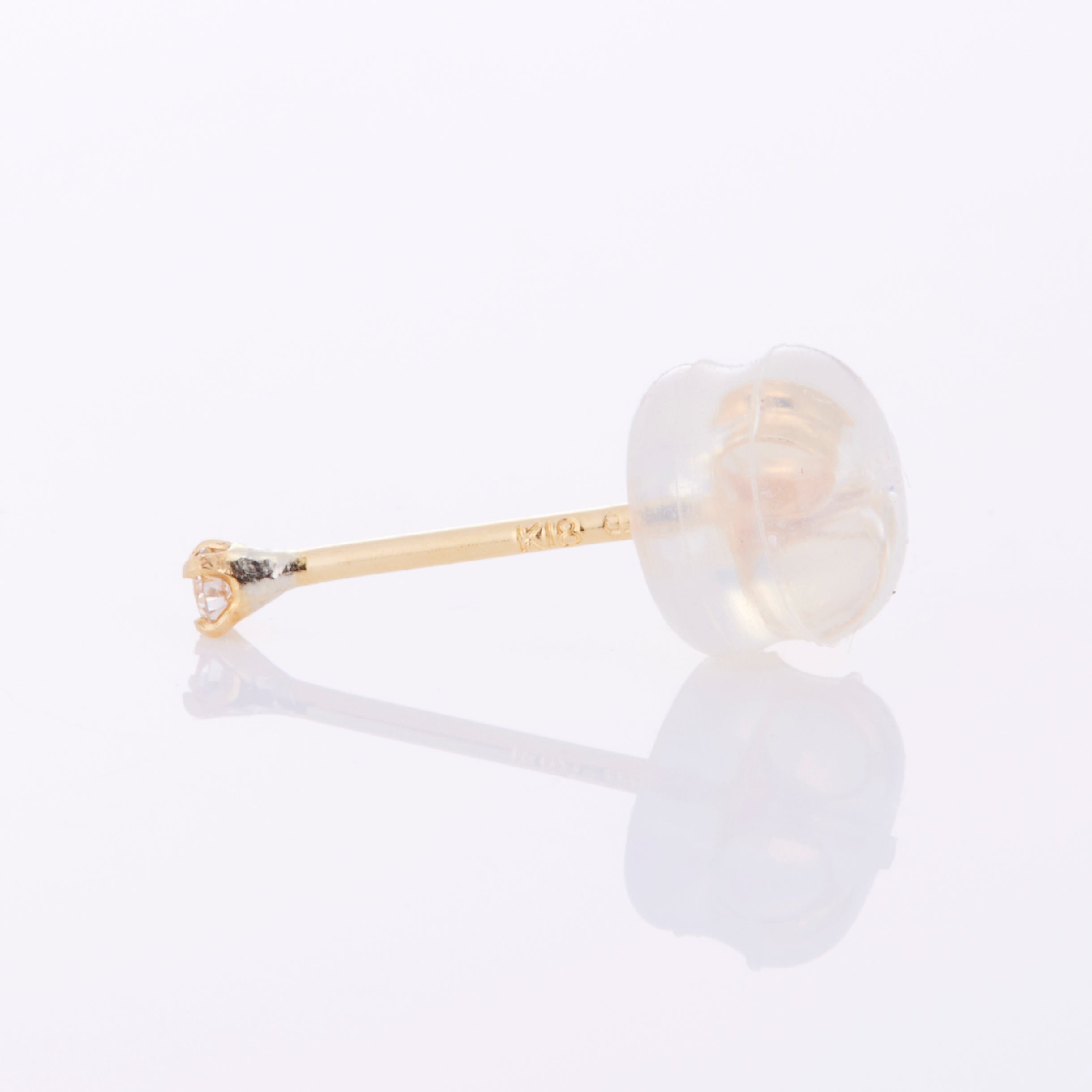 K18YG プチ1粒ダイヤ ポストピアス (0.02ct) – COLETTE GIFT