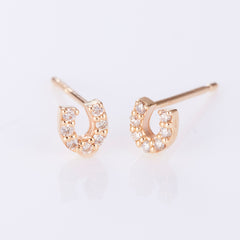 【Limited Edition】ホースシュー ダイヤ ピアス
