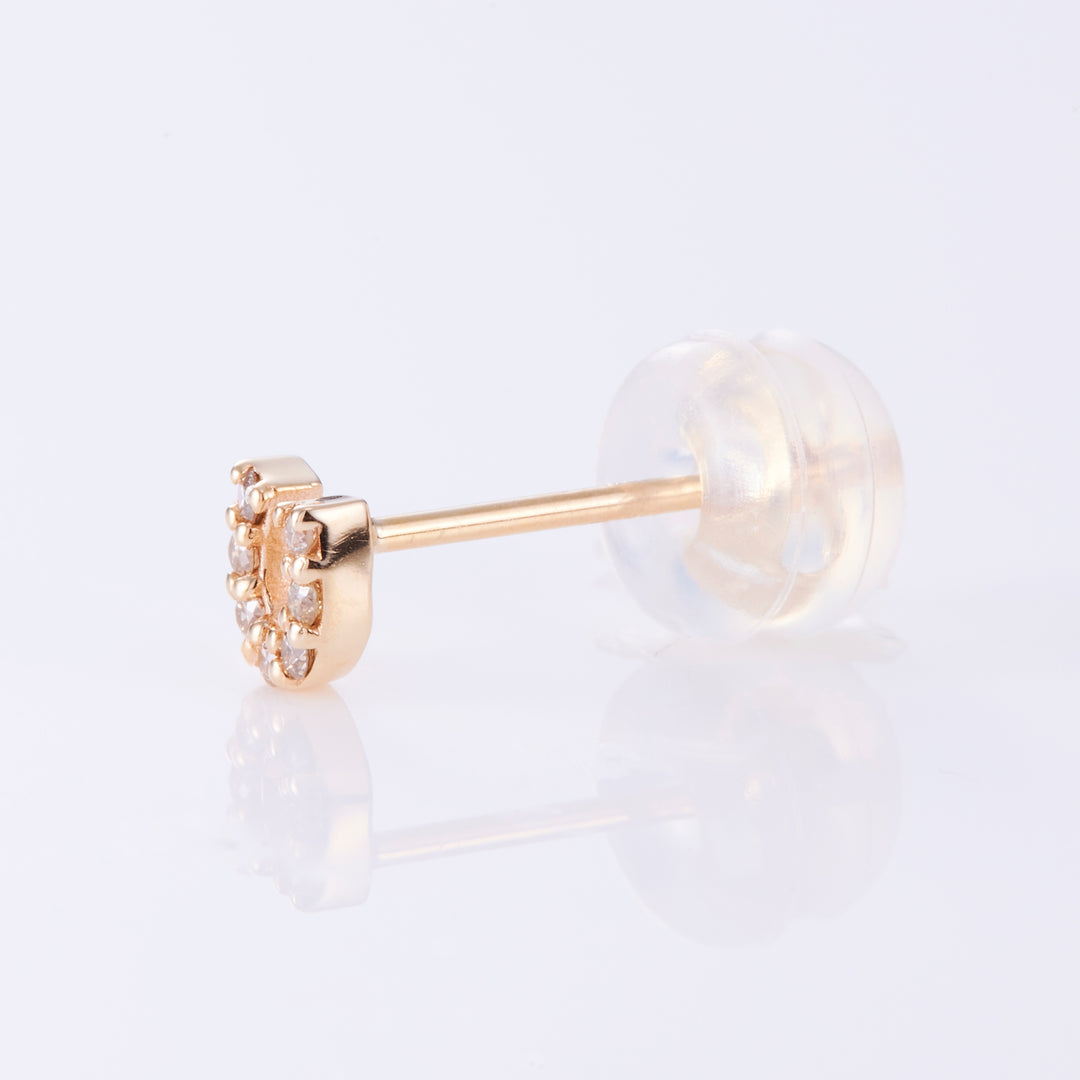 【Winter Limited】ホースシュー ダイヤ ピアス