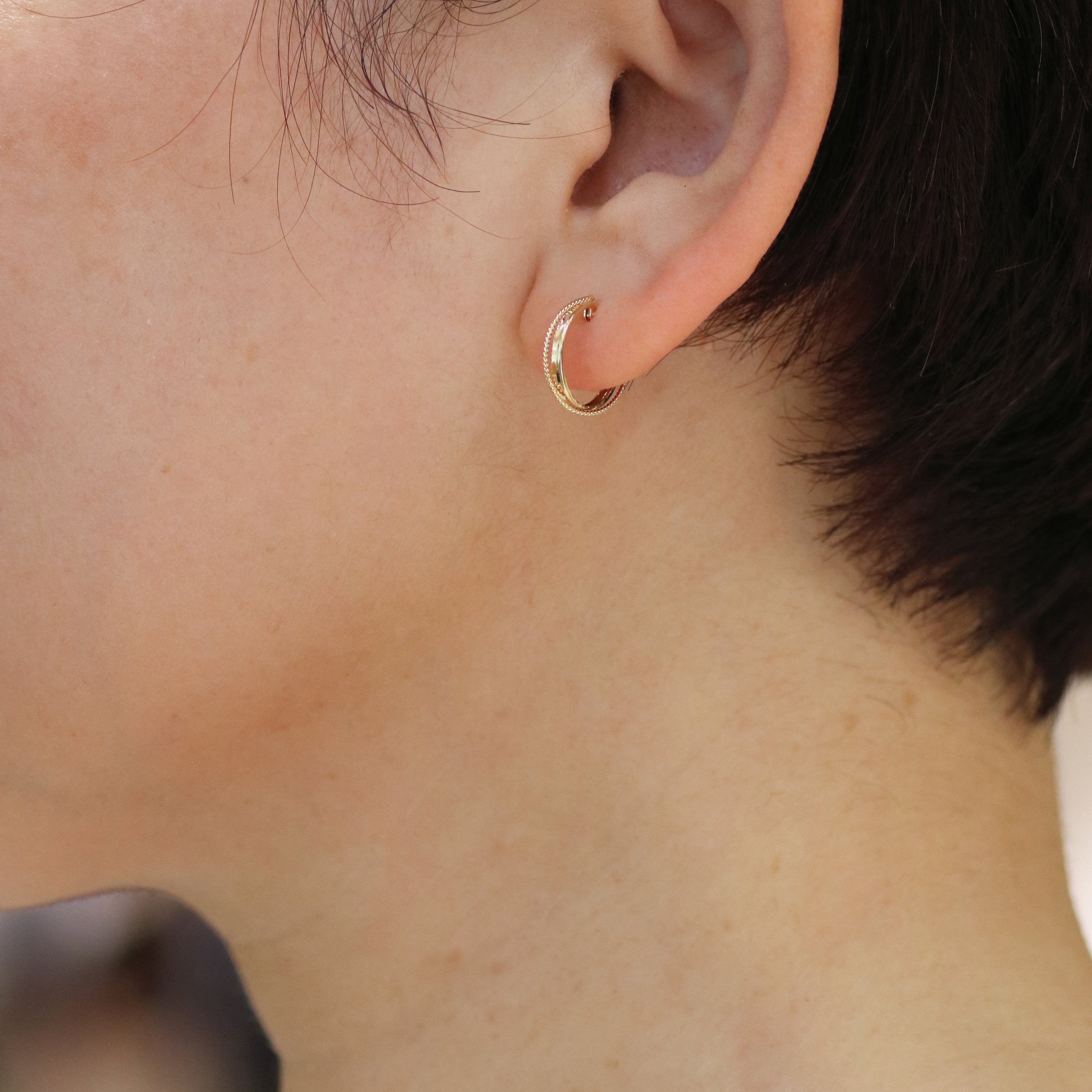 K10YG 2連 フープピアス – COLETTE GIFT