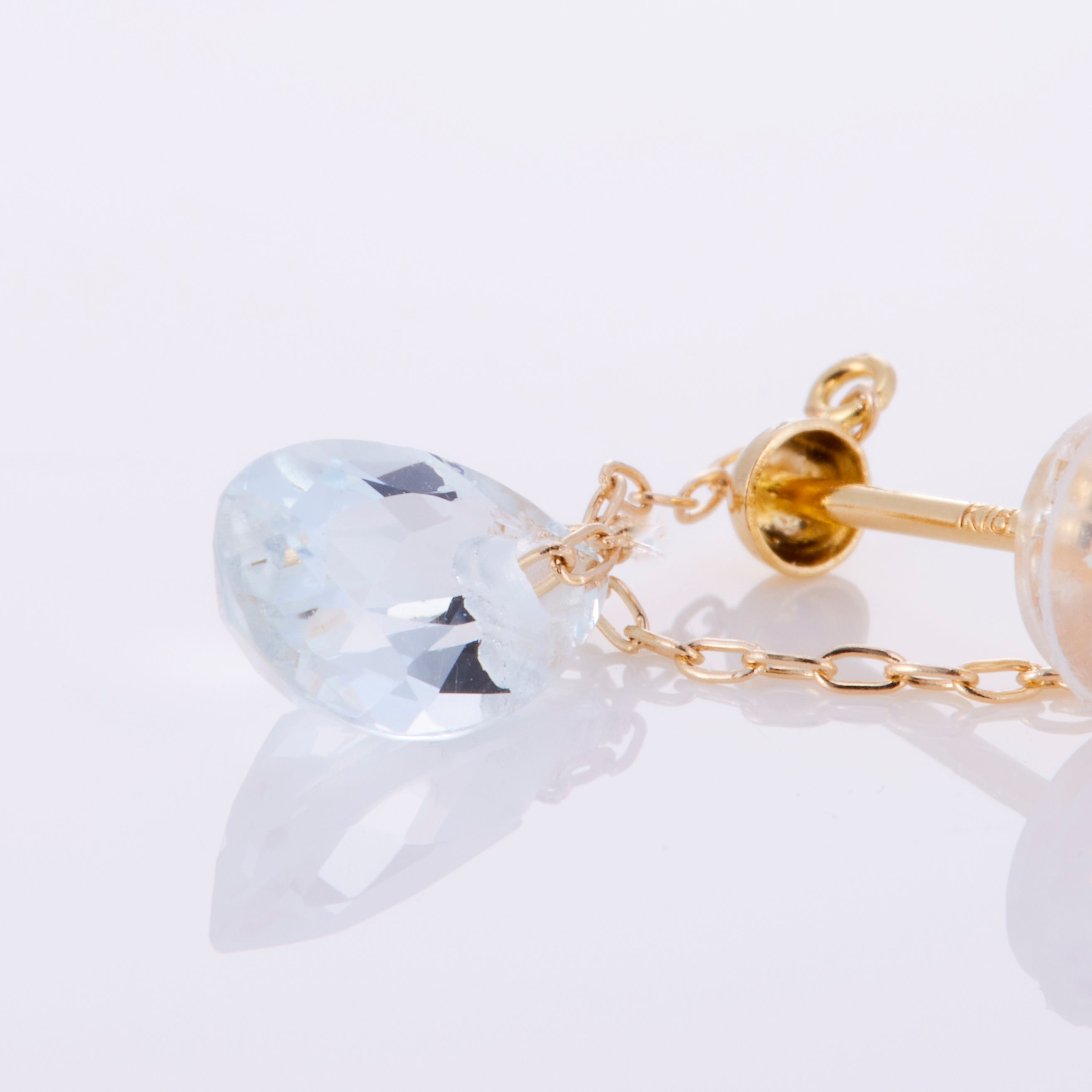 K18×K10YG ベリー ピアス ブルートパーズ – COLETTE GIFT