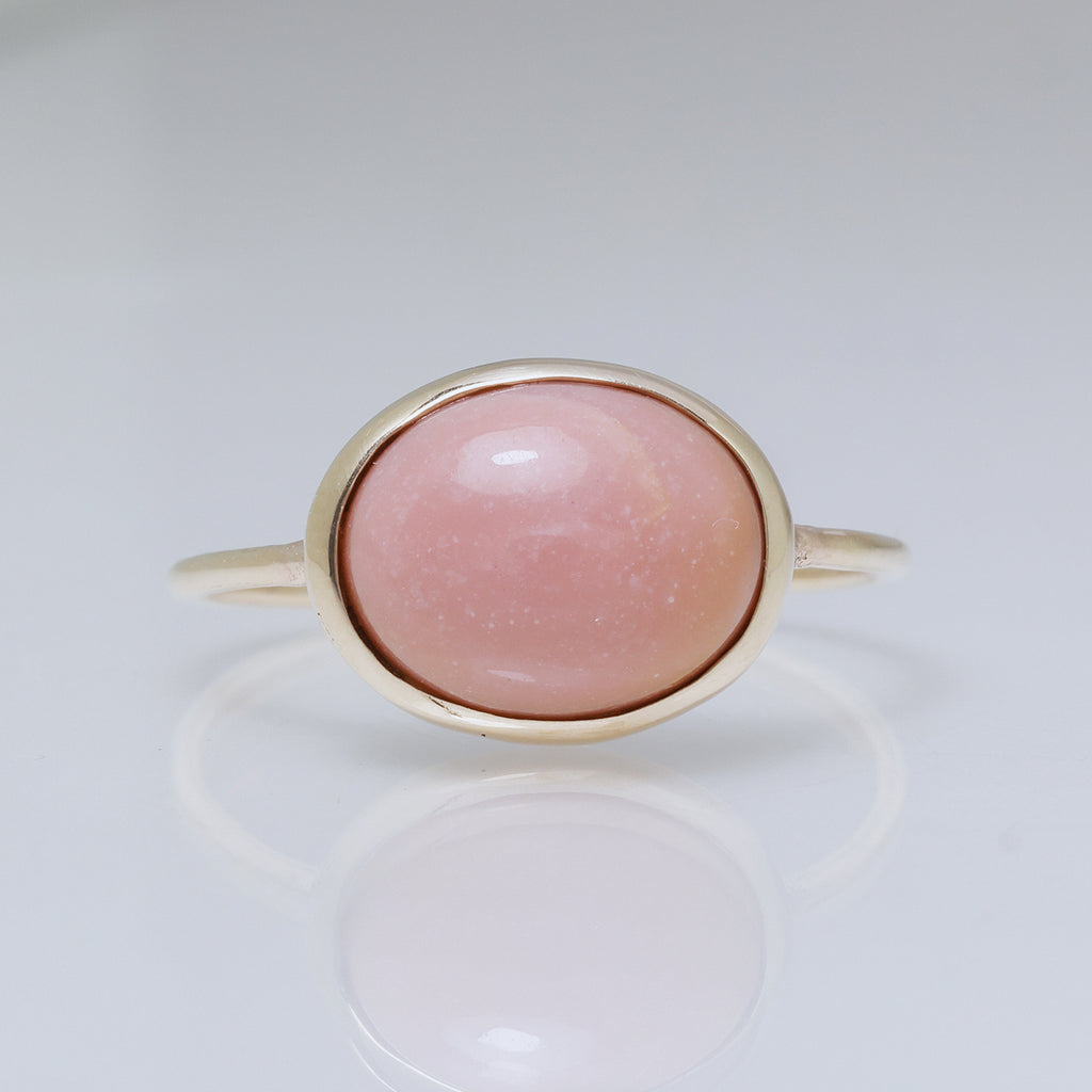 K10YG ピンクオパール シャルロットリング holizontal – COLETTE GIFT