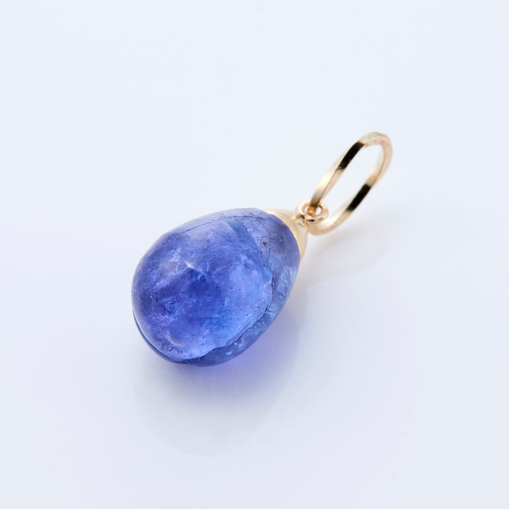 K10YG タンザナイト どんぐり ペンダントトップ