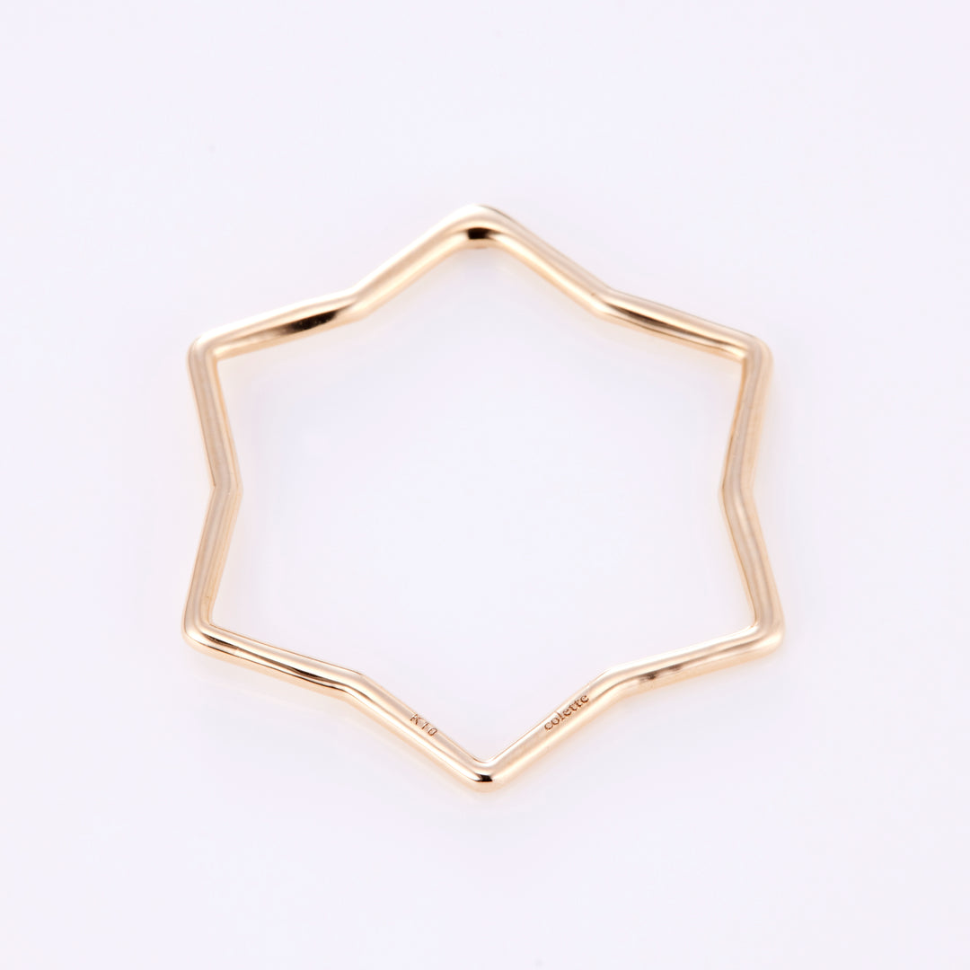 K10YG 星に願いを 誕生石 ペンダントトップ ダイヤ【オーダーメイド商品】