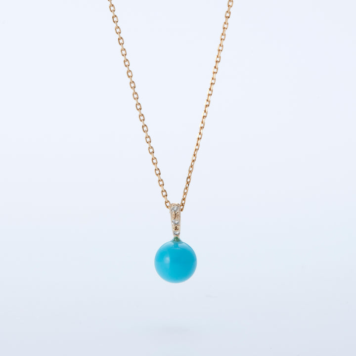K10YG ターコイズ  イザベル ペンダントトップ