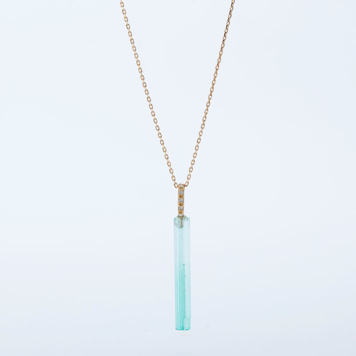 K18YG エメラルド バー イザベル ペンダントトップ