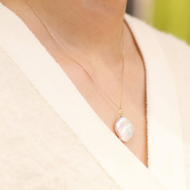 K10YG クラウド パール ペンダントトップ