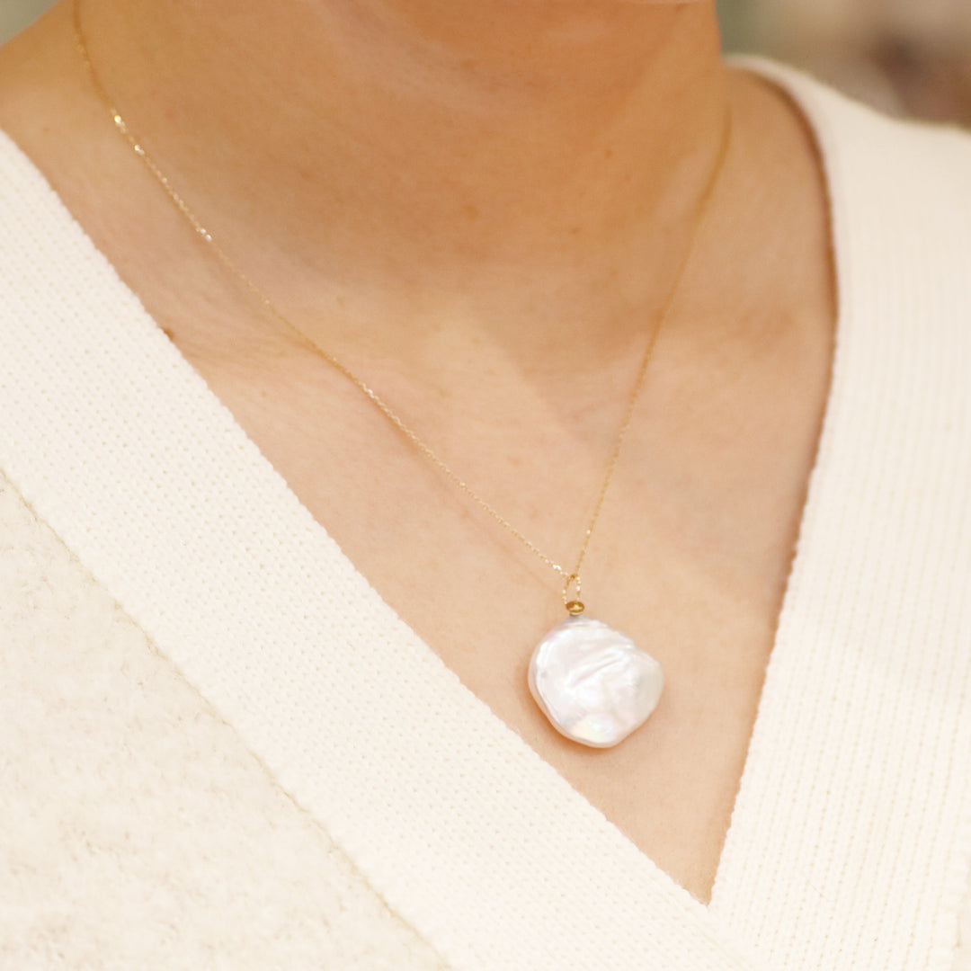 K10YG クラウド パール ペンダントトップ