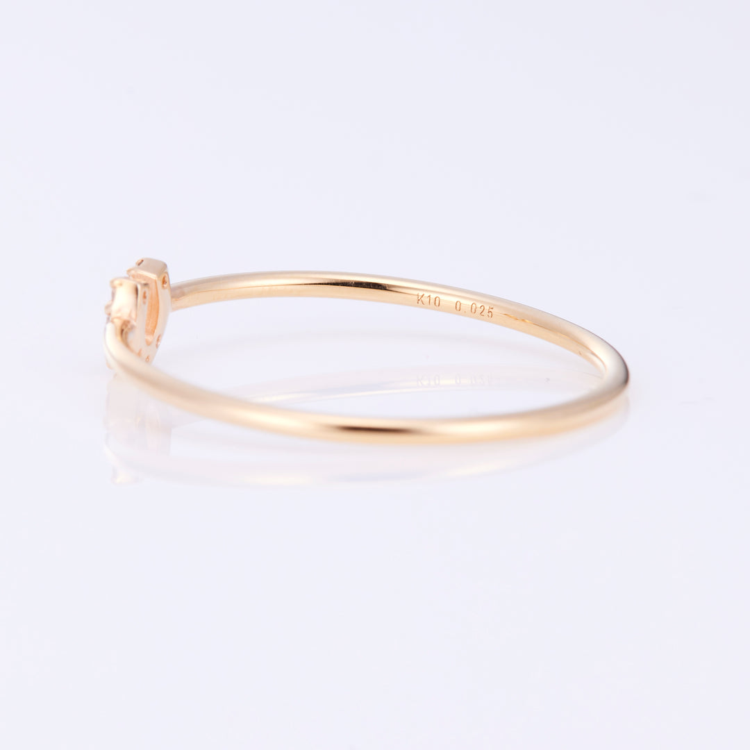 【Winter Limited】ホースシュー ダイヤ リング