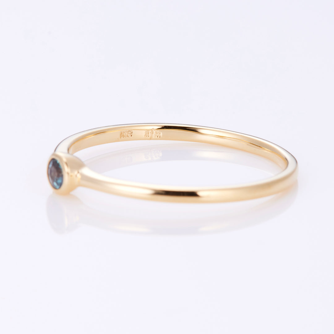 K18YG アレキサンドライト リング