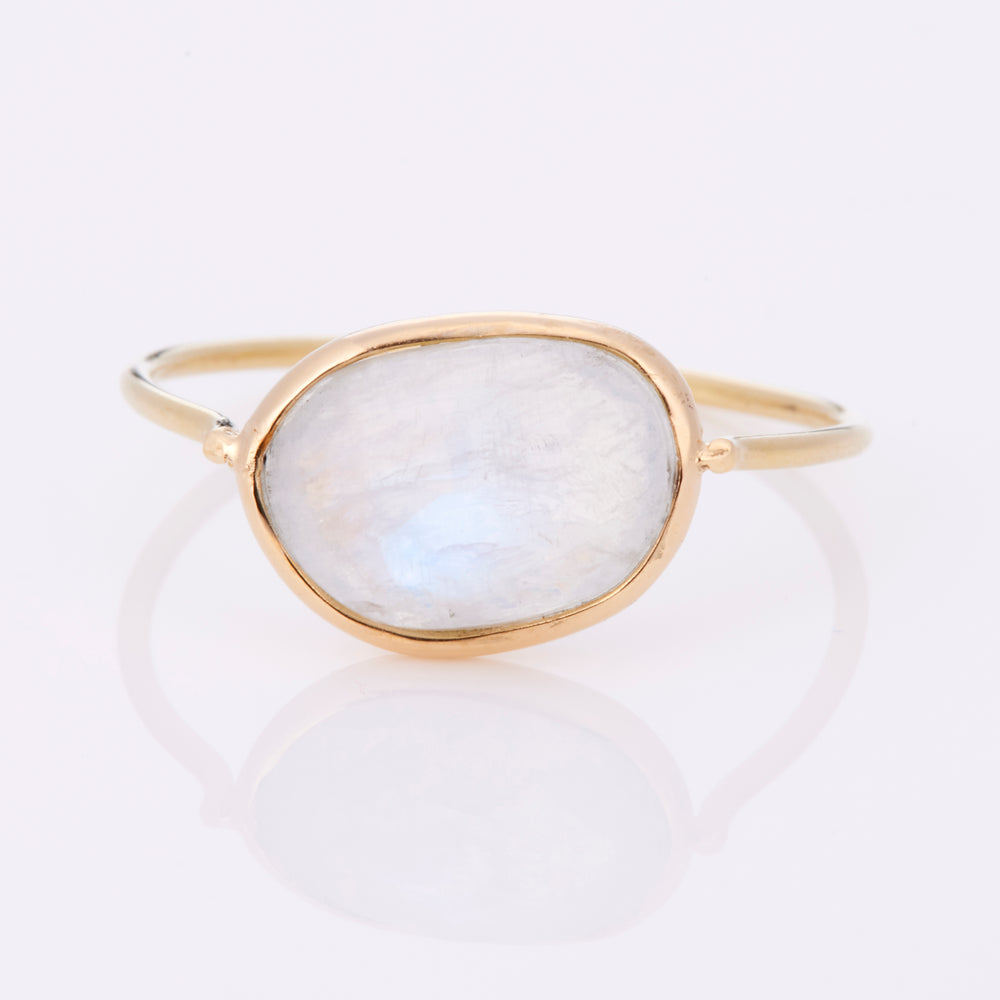 K18YG Moonstone Glow Ring