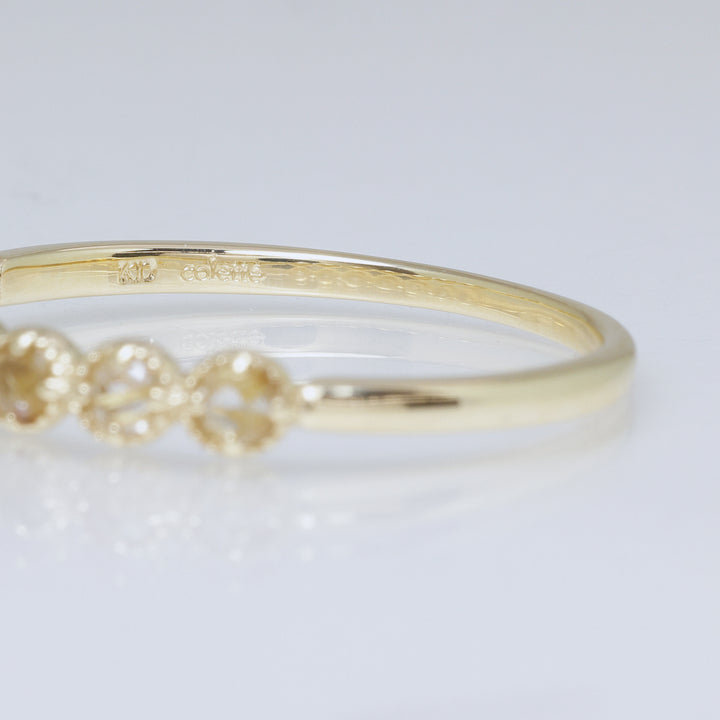 K10YG エンフィス リング ルチルクォーツ