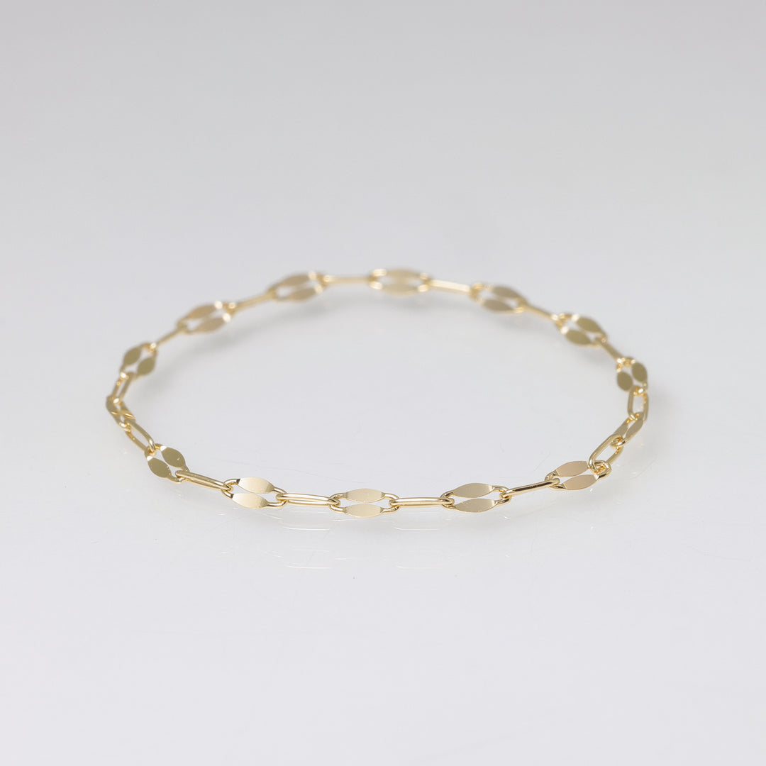 K18YG マチルダ×エレア チェーンリング