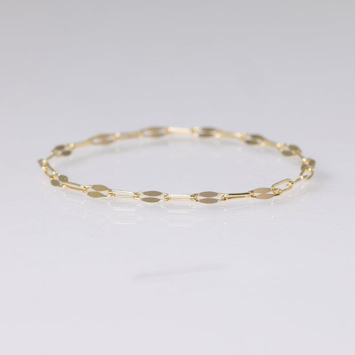 K18YG マチルダ×エレア チェーンリング