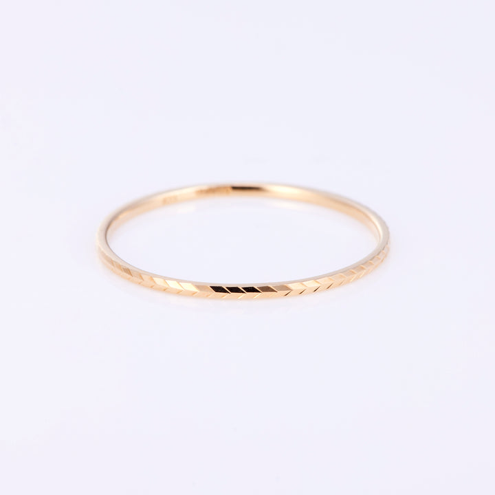 K10YG アロー ピンキーリング