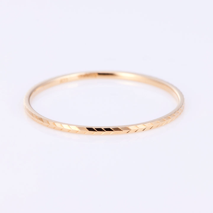 K10YG アロー ピンキーリング