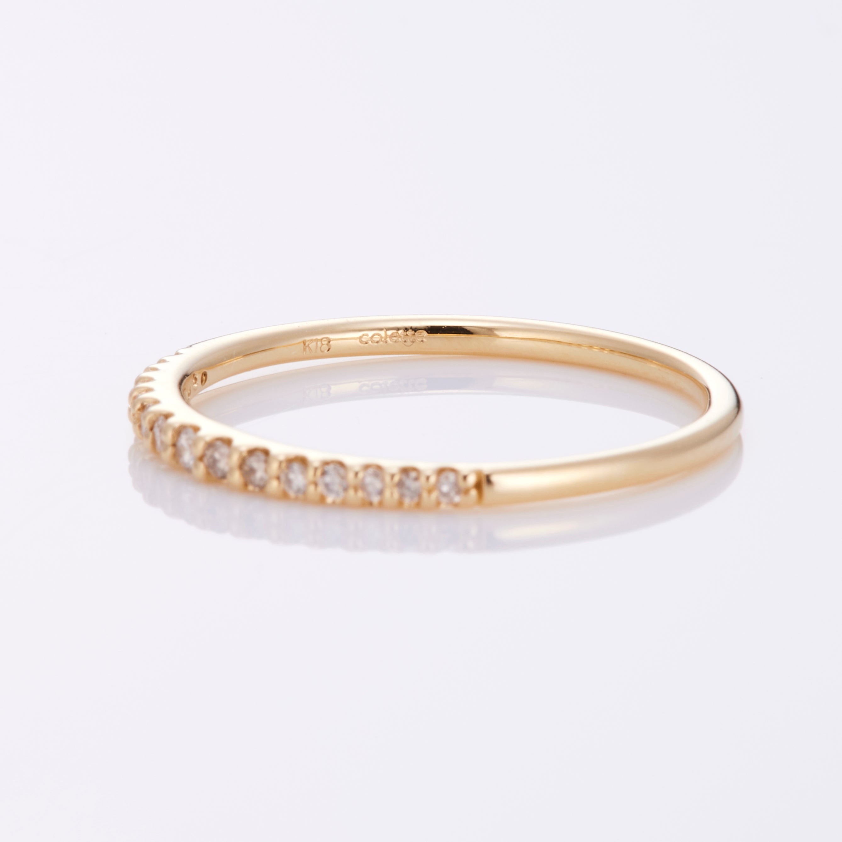 美品k18 ダイヤモンド　グラデーションリング K18YG ダイヤ グラデーション リング – COLETTE GIFT
