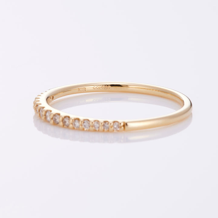 K18YG ダイヤ グラデーション リング