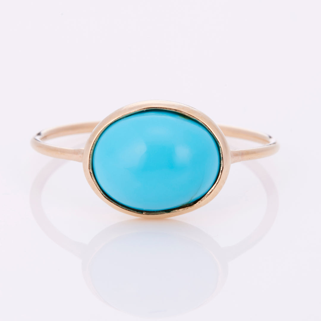 K10YG ターコイズ シャルロットリング holizontal