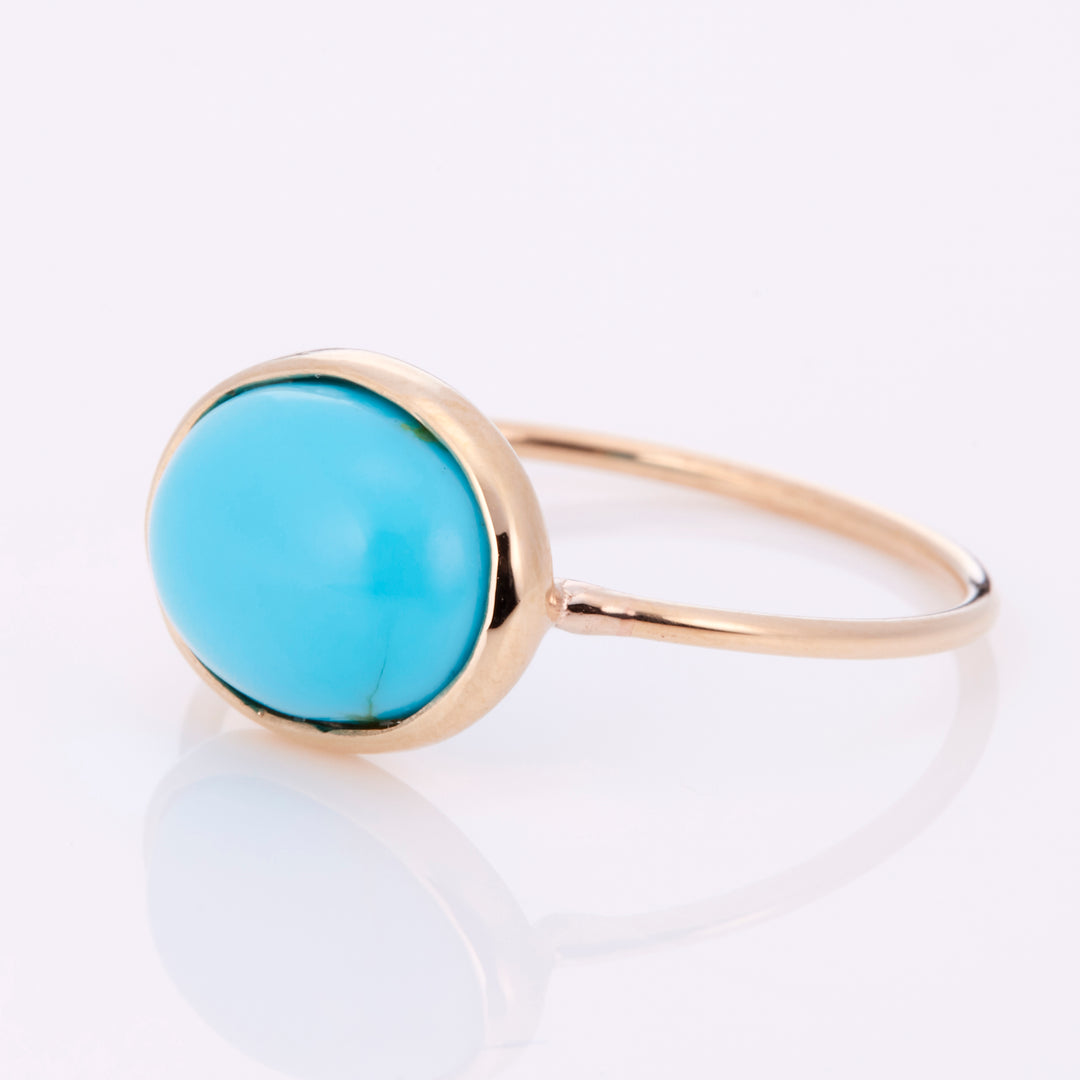 K10YG ターコイズ シャルロットリング holizontal