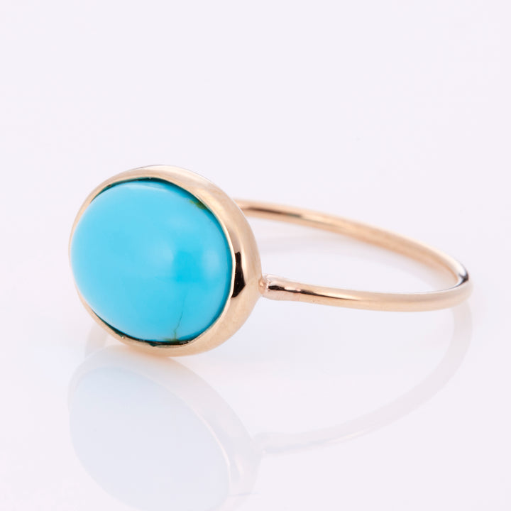 K10YG ターコイズ シャルロットリング holizontal