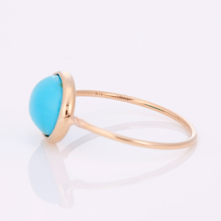 K10YG ターコイズ シャルロットリング holizontal