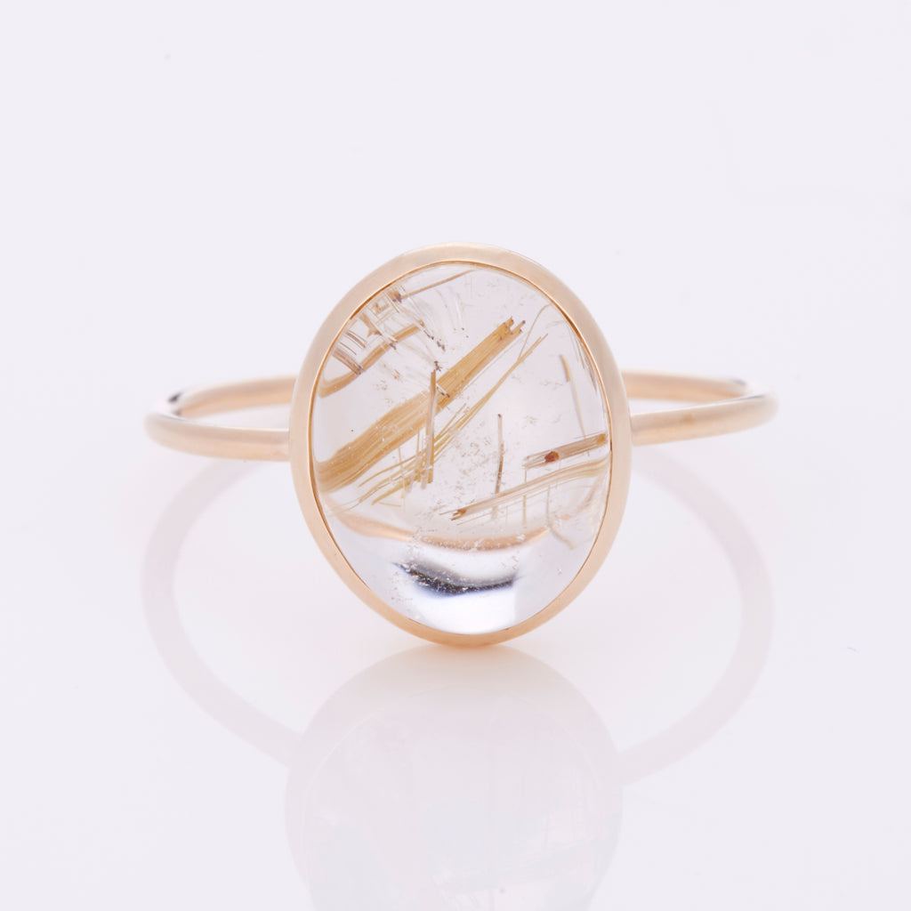 K10YG ルチルクォーツ シャルロットリング – COLETTE GIFT