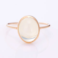K10YG Lemon Quartz Charlotte Ring