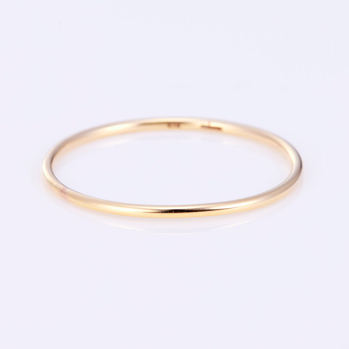 K18YG スキニー リング