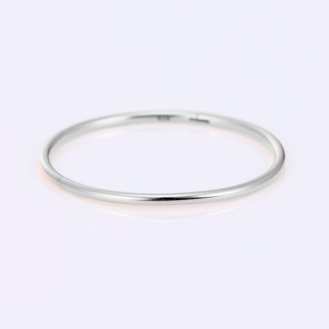 Pt900 スキニー リング