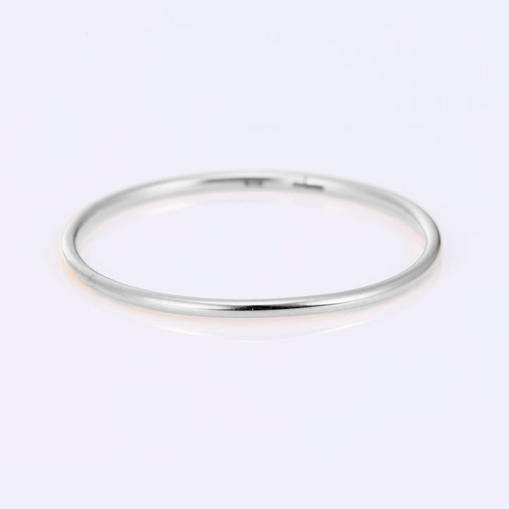 Pt900 スキニー リング