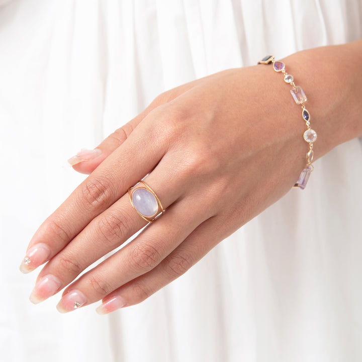 K18YG スコロライト アイリング